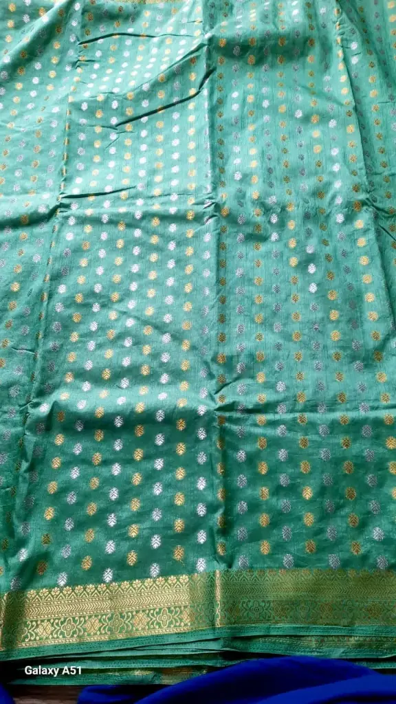 Fancy Party Wear Saree (Pistachio Green)